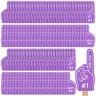 Lembrancinhas de festa de futebol americano Foam Finger Purple (100 unidades)