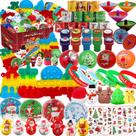 Lembrancinhas de festa de Natal Huastyle 64 unidades para crianças com adesivos Lembrancinhas de festa de Natal Huastyle 64 unidades para crianças com adesivos