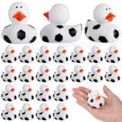 Lembrancinhas de festa Rubber Duck Deekin Soccer de 5 cm e 24 peças