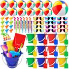 Lembrancinhas para festas na piscina GIFTINBOX Mega 72 unidades de brinquedos para crianças de 3 a 8 anos
