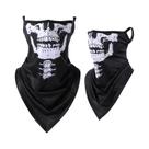 Lenço Bandana Com Estampa De Caveira, Proteção Solar De Verão, Secagem Rápida, Reutilizável,