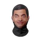 Lenço De Cabeça Com Rosto Engraçado 3D Mr. Bean, Máscara Protetora Solar De Seda Gelada, Cosplay De