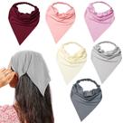 Lenço de cabelo, faixa de cabelo Vercret Classic Floral, pacote com 6 para mulheres