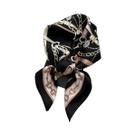 Lenço De Cetim Com Estampa Floral Vintage Para Mulheres, Fino E Versátil, Para Cabelo E Bolsas,