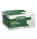 Lenço de Limpeza de Pele Curad Almofadas de Preparação com Álcool 70% 200 unidades Lenço de Limpeza de Pele Curad Almofadas de Preparação com Álcool 70% 200 unidades