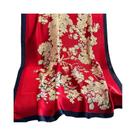 Lenço de primavera feminino design de luxo material de poliéster lenço suave xale macio praia