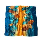 Lenço de primavera feminino design de luxo material de poliéster lenço suave xale macio praia