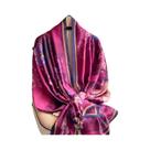 Lenço de primavera feminino design de luxo material de poliéster lenço suave xale macio praia