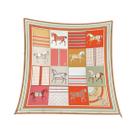 Lenço de Seda 90x90cm - Estampa Animal - Protetor Solar para Praia e Verão Lenço de Seda 90x90cm - Estampa Animal - Protetor Solar para Praia e Verão