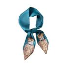 Lenço De Seda Estampado Estilo Animal Feminino, Lenço Fino Para Pescoço, Novo Estilo, Decoração Para