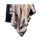 Lenço De Seda Feminino De 90cm Com Estampa Em Sarja, Acessório Para Cabelo, Cabeça, Pescoço E Hijab
