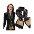 Lenço De Seda Longo Feminino De Luxo Com Estampa De Cavalo, Para Pescoço, Bolsa E Faixa De Cabelo