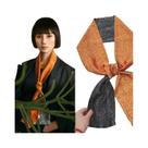 Lenço De Seda Longo Feminino De Luxo Com Estampa De Cavalo, Para Pescoço, Bolsa E Faixa De Cabelo