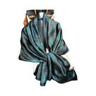 Lenço De Seda Luxuoso Feminino 180x90CM Estampa Fashion Xale Longo Protetor Solar Para Praia Lenço De Seda Luxuoso Feminino 180x90CM Estampa Fashion Xale Longo Protetor Solar Para Praia