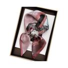 Lenço De Seda Luxuoso Feminino 70x70cm, Estilo Praia, Bandana Para Cabelo, Lenço De Pescoço, Hijab,