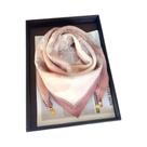 Lenço De Seda Luxuoso Feminino Com Fecho Magnético, Estampado, Quadrado, Para Outono E Inverno,