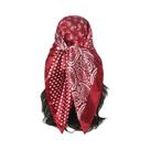 Lenço De Seda Luxuoso Para Mulheres 90x90cm, Estampado, Grande, Acessório De Cabelo Designer