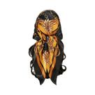 Lenço De Seda Luxuoso Para Mulheres 90x90cm, Estampado, Grande, Acessório De Cabelo Designer