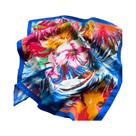 Lenço De Seda Quadrado De Luxo Feminino, Hijab, Faixa De Cabelo, Xale De Cetim, Bandana De Pescoço,