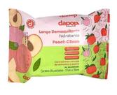 Lenço demaquilante peach clean dapop