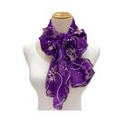 Lenço Elegante De Seda Leve Com Renda Para Mulheres, Hijab 2024, Lenço De Pescoço, Xale, Faixa De
