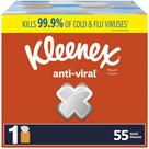 Lenço Facial Kleenex 55 Folhas 3 Camadas Anti-Viral Lenço Facial Kleenex 55 Folhas 3 Camadas Anti-Viral