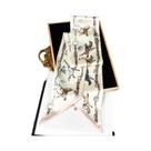 Lenço Feminino Elegante Com Estampa De Cavalo Em Seda Sintética, Versátil, Macio E Confortável,