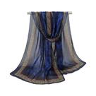Lenço Feminino Respirável De Chiffon Com Estampa De Seda, Estilo Indiano, Xale Fino, Estola Hijab