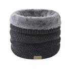Lenço Gola de Tricô Moda de Inverno Aquecimento de Pescoço Pelúcia Grossa Homens e Mulheres