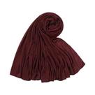 Lenço Hijab De Jersey Leve E Longo Para Mulheres, Em Cores Sólidas, Ideal Para Tranças Lenço Hijab De Jersey Leve E Longo Para Mulheres, Em Cores Sólidas, Ideal Para Tranças