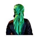 Lenço Hijab De Seda Satin 90x90cm Para Mulheres, Xale Liso, Faixa De Cabeça Islâmica