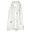 Lenço impresso em folha de coco de moda feminina Wrap Silk Shawl Lenços de viagem