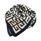 Lenço Magnético Triangular Feminino De Algodão E Linho Para Outono/Inverno - Lenço De Seda De Alta