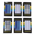 Lenço Masculino Kit C/6 Caixas Premier Lenço de Bolso Tam: 39X39cm
