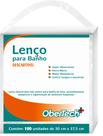 Lenço para Banho de Leito - 30cm X 37,5cm - 50g/m² - 100 Folhas - Branco