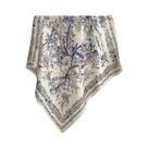 Lenço Quadrado De 70cm Com Estampa Floral Para Mulheres, Bandana De Marca Luxuosa, Acessório Para