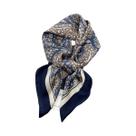 Lenço Quadrado De Cetim Estampado De 70cm Para Mulheres, Design De Luxo, Bandana, Hijab, Lenço De