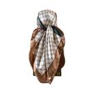 Lenço Quadrado De Cetim Feminino Para O Verão 90x90 Polegadas, Multiuso, Acessório De Moda Para