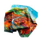 Lenço Quadrado De Seda Luxuoso Feminino, Lenço De Cetim Para Pescoço, Xale De Mão E Pulso, Estampas