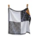 Lenço Quadrado Feminino Retrô De Seda Sintética Com Estampa Dupla Face, Lenço De Pescoço, Faixa De