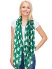 Lenço Skylety St. Patrick's Day Shamrock Print Algodão 180x90cm Lenço Skylety St. Patrick's Day Shamrock Print Algodão 180x90cm