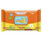 Lenço Toalha Umedecida Mãe Filho Natural Baby 100 Unidades