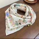 Lenço Triangular Magnético Feminino De Algodão E Linho Para Outono E Inverno, Lenço De Seda De Alta