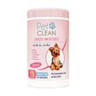 Lenço Umedecido 75 Unid Pet Clean Cachorro Gato Cães Pet