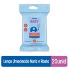 Lenço Umedecido Com Soro Fisiológico Para Nariz E Rosto Panvel Baby 20 Unidades