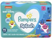 Lenço Umedecido Pampers Splash - 192 Unidades