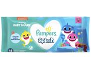 Lenço Umedecido Pampers Splash - 48 Unidades