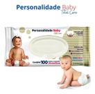 Lenço Umedecido Personalidade Baby 100 Unidades Sem Álcool Dermatologicamente Testado