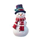Lenço Vermelho, Chapéu De Inverno, Capa De Porta 2D Plana De Boneco De Neve De Natal, Flocos De