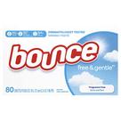 Lençóis amaciantes de tecidos Bounce Free & Gentle 80 unidades